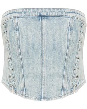 Ksubi Dove Crop Top - Blue