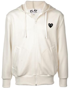 COMME DES GARÇONS PLAY Hoodie Met Heart Logo En Rits - Meerkleurig
