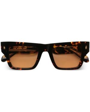 Gast Luce Square-Frame Sunglasses - Brown