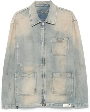 Golden Goose Denim Cotton Jacket - Grey