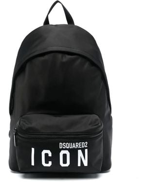 DSquared² Icon ロゴ バックパック - ブラック