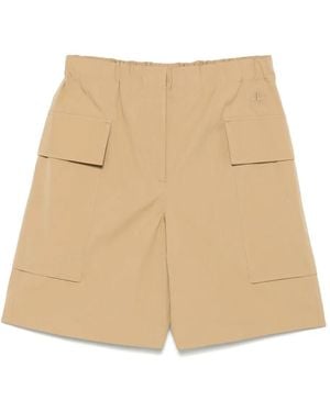 Jil Sander Cotton Cargo Shorts - Natural