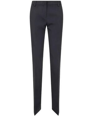 Ermanno Scervino Split-Hem Trousers - Blue