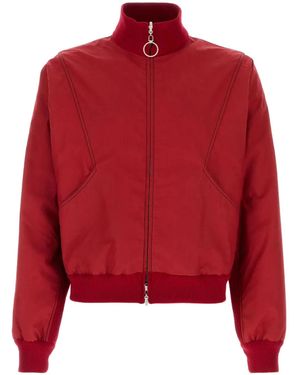 1989 STUDIO Bomberjacke mit Logo-Patch - Rot
