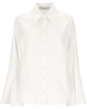 EMMA & GAIA Katoenen Shirt - Wit