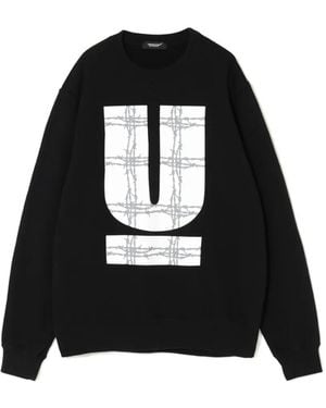 Undercover Logo-Print Sweater - Black