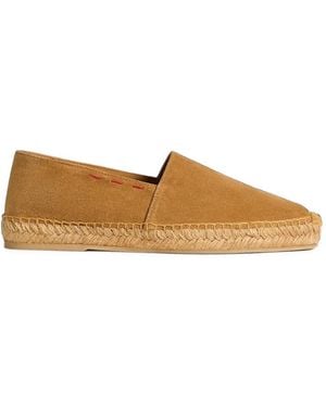 Kiton Alpargatas Slip-On De Ante - Blanco