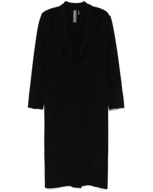 Norma Kamali Single Breasted Coat - Black