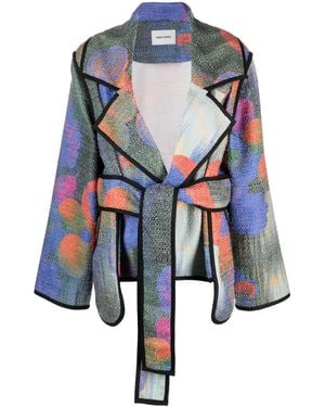 Henrik Vibskov Playa Wool Jacket - Blue