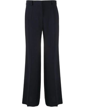 Alberto Biani High-Rise Wide-Leg Trousers - Blue