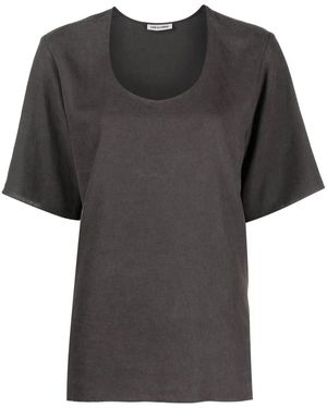 Low Classic Scoop-Neck Short-Sleeve T-Shirt - Black