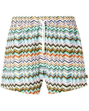 Missoni Swimsuit With Zigzag Pattern - Green