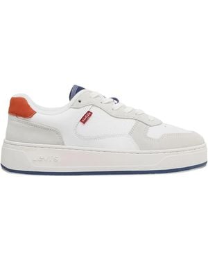 Levi's Zapatillas bajas Glide con diseño de paneles - Blanco