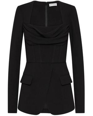 Rebecca Vallance Bethany Top - Black