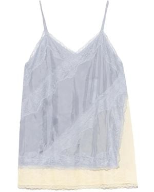 Bimba Y Lola Light Slip Top - Blue