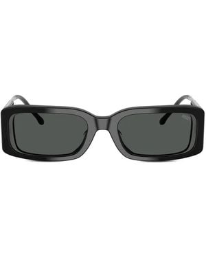 DIESEL Lunettes De Soleil À Monture Rectangulaire - Black