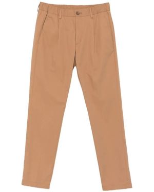 Herno Pleated Straight-Leg Pants - White