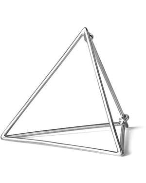 Shihara Triangle Earring 30 - White