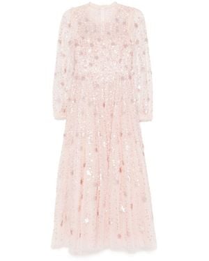 Needle & Thread Shooting Stars Long-Sleeved Gown - Pink