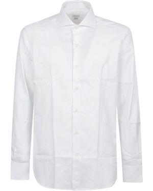 Orian Point-Collar Cotton Shirt - White