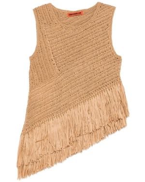 Simon Miller Beja Crochet Sleeveless Top - Natural