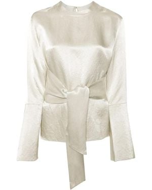 Nanushka Blusa Ilone - Bianco
