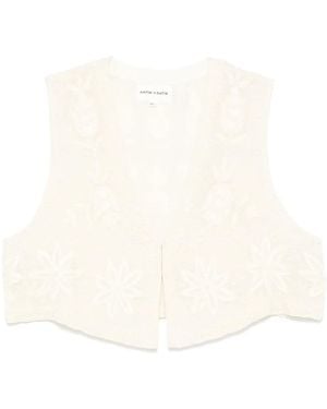 Antik Batik Mahata トップ - ホワイト