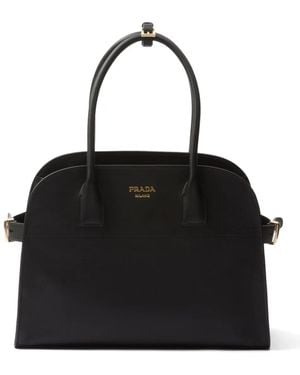 Prada レザーハンドバッグ - ブラック