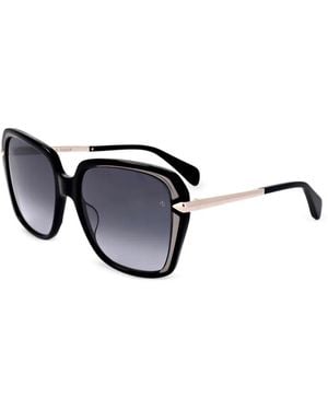 Rag & Bone Square-Frame Sunglasses - Black
