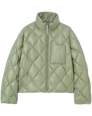 Jil Sander パデッドジャケット - グリーン