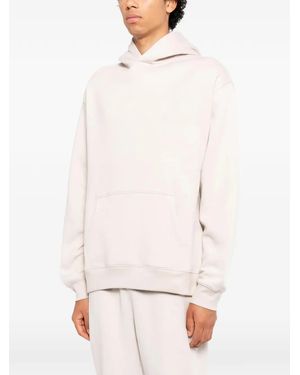 Melt Pouch-Pocket Hoodie - White