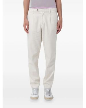 Re-hash Pantalones Plisados - Blanco