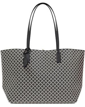 By Malene Birger Abigail ジオメトリックパターン ハンドバッグ - ブラック