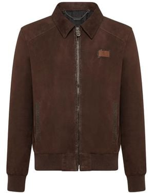 Billionaire Zip-Up Jacket - Brown