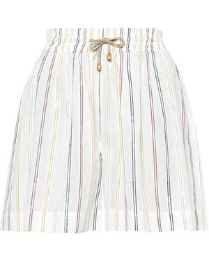 Eres Neda Striped Shorts - White
