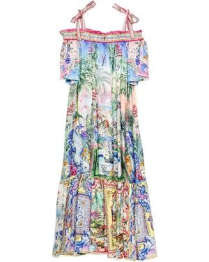 CAMILLA Spirit Of Santa Maria Dress - Blue