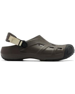 Crocs™ Perforated Slingback Sandals - Brown