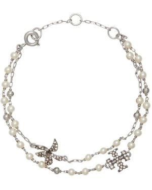 Tory Burch Moondance パール ブレスレット - メタリック