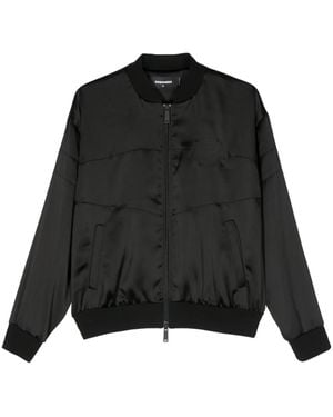 DSquared² Under The Bridge Bomber Jacket - Black
