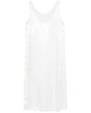 Cynthia Rowley Robe Breakaway À Boutons Pression - White