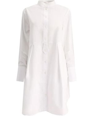 Ines De La Fressange Paris プリーツ シャツドレス - ホワイト