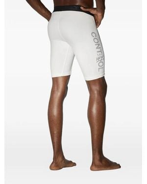Reebok Logo Compression Shorts - White