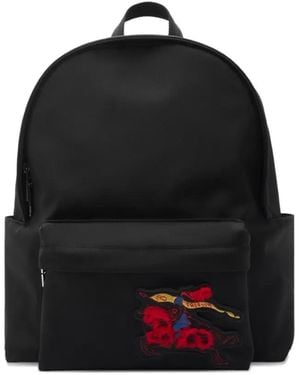 Burberry Ekd Backpack - Black