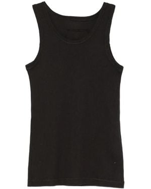Private 0204 Ribbed Tank Top - Black