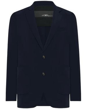 Rrd Single-Breasted Blazer - Blue
