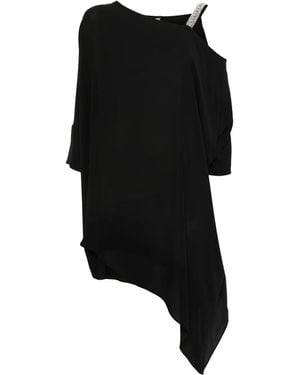 Nissa Asymmetric Tunic - Black