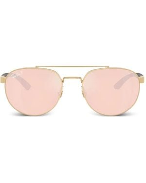 Ray-Ban Pilotenbrille Mit Doppelsteg - Pink
