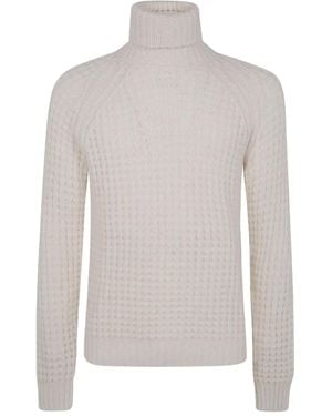 Nuur Maglione A Collo Alto - Bianco