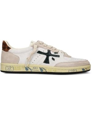 Premiata Bskt Clayd 8472 Lace-Up Sneakers - White