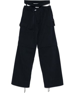 OTTOLINGER Pinstripe Pants - Blue